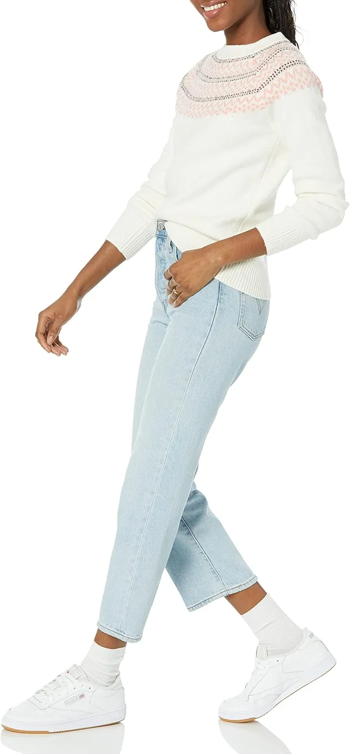 Amazon Essentials Crewneck Sweater for Women, Soft-Touch