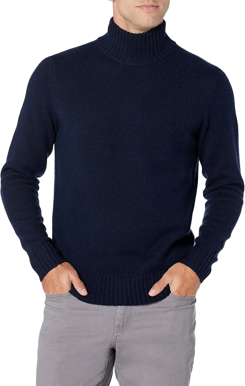 Amazon Essentials Men's Long-Sleeve Soft Touch Turtleneck Sweater