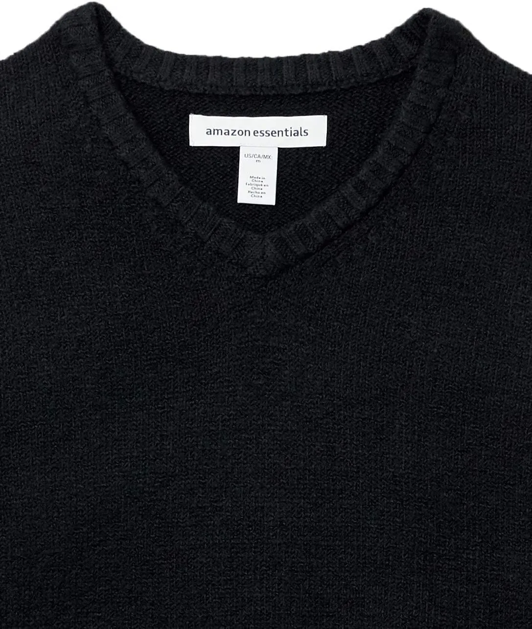 Amazon Essentials Men's Long-Sleeve Soft Touch V-Neck Sweater