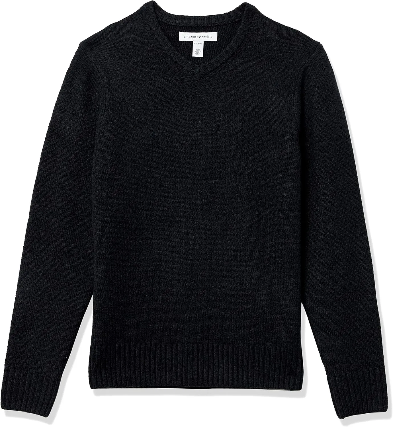 Amazon Essentials Men's Long-Sleeve Soft Touch V-Neck Sweater