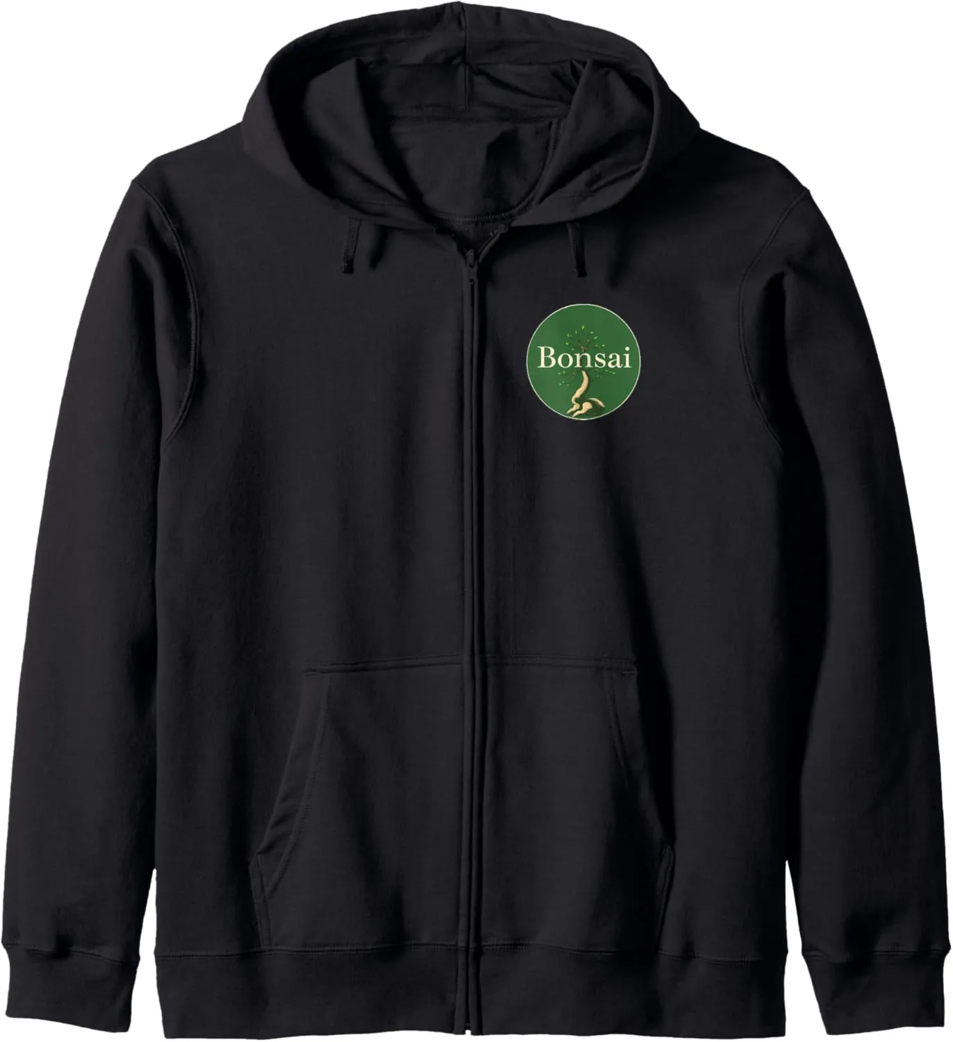 Bonsai Circle Emblem Zip Hoodie