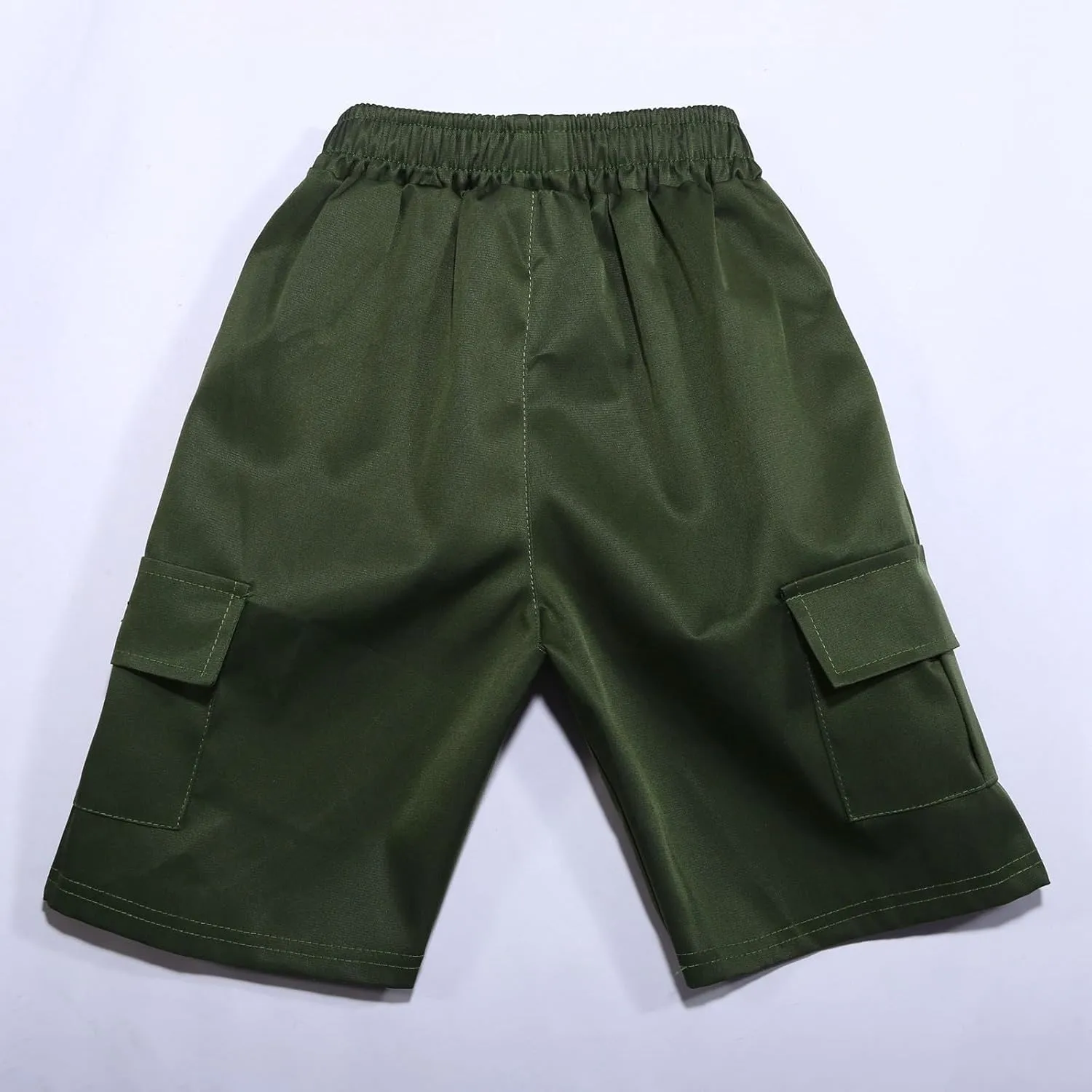 Boys Cargo Shorts Quick Dry Lightweight Straight Leg Pull-On Hiking Shorts for Sports Outdoor with Pockets