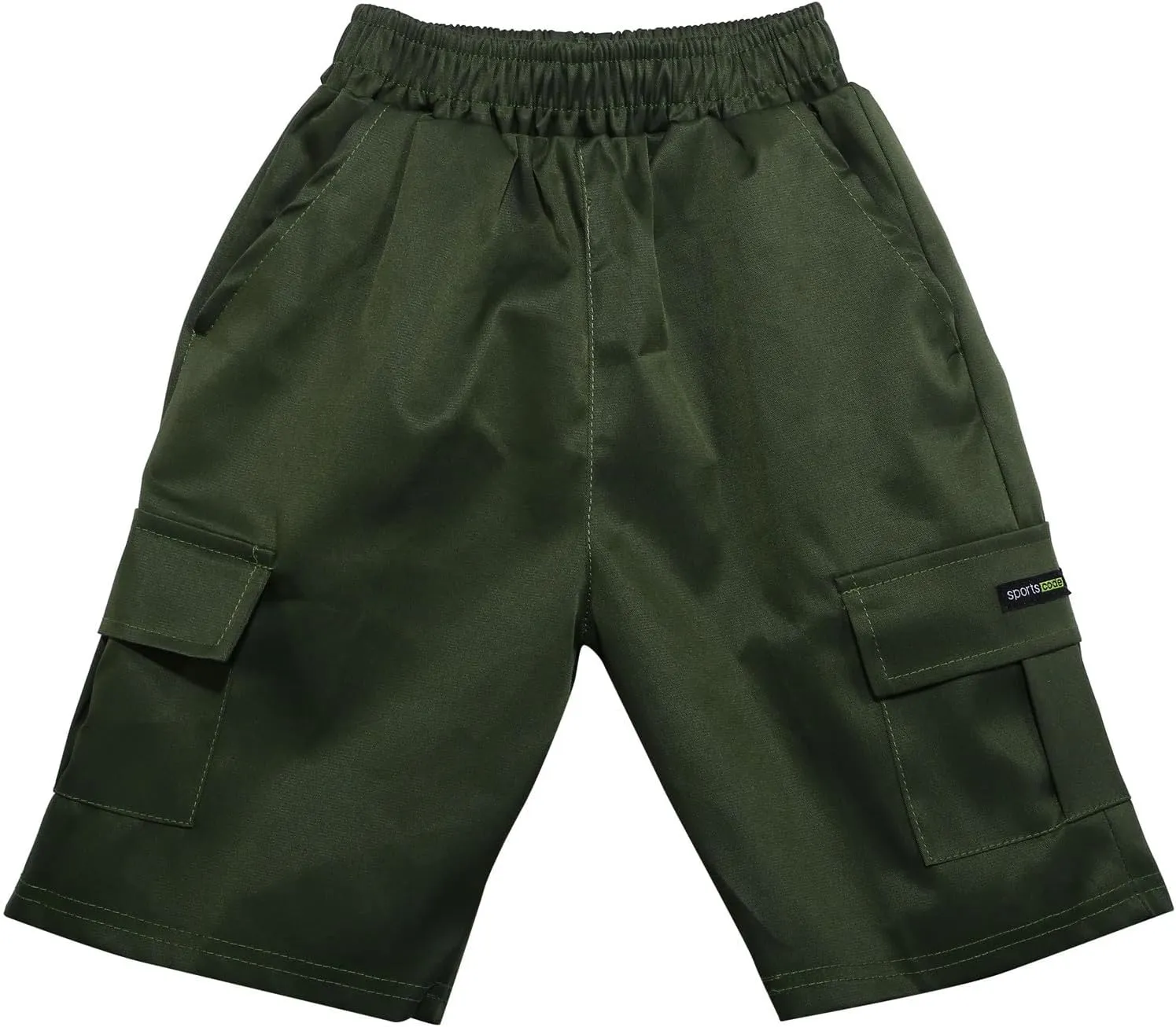 Boys Cargo Shorts Quick Dry Lightweight Straight Leg Pull-On Hiking Shorts for Sports Outdoor with Pockets