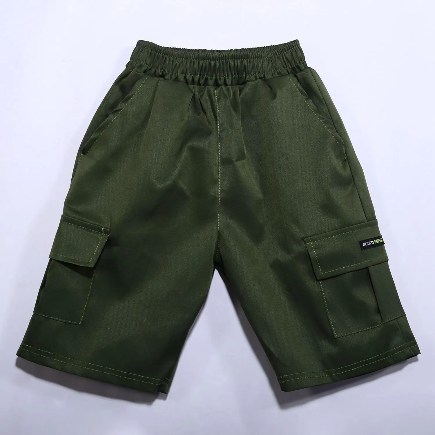 Boys Cargo Shorts Quick Dry Lightweight Straight Leg Pull-On Hiking Shorts for Sports Outdoor with Pockets