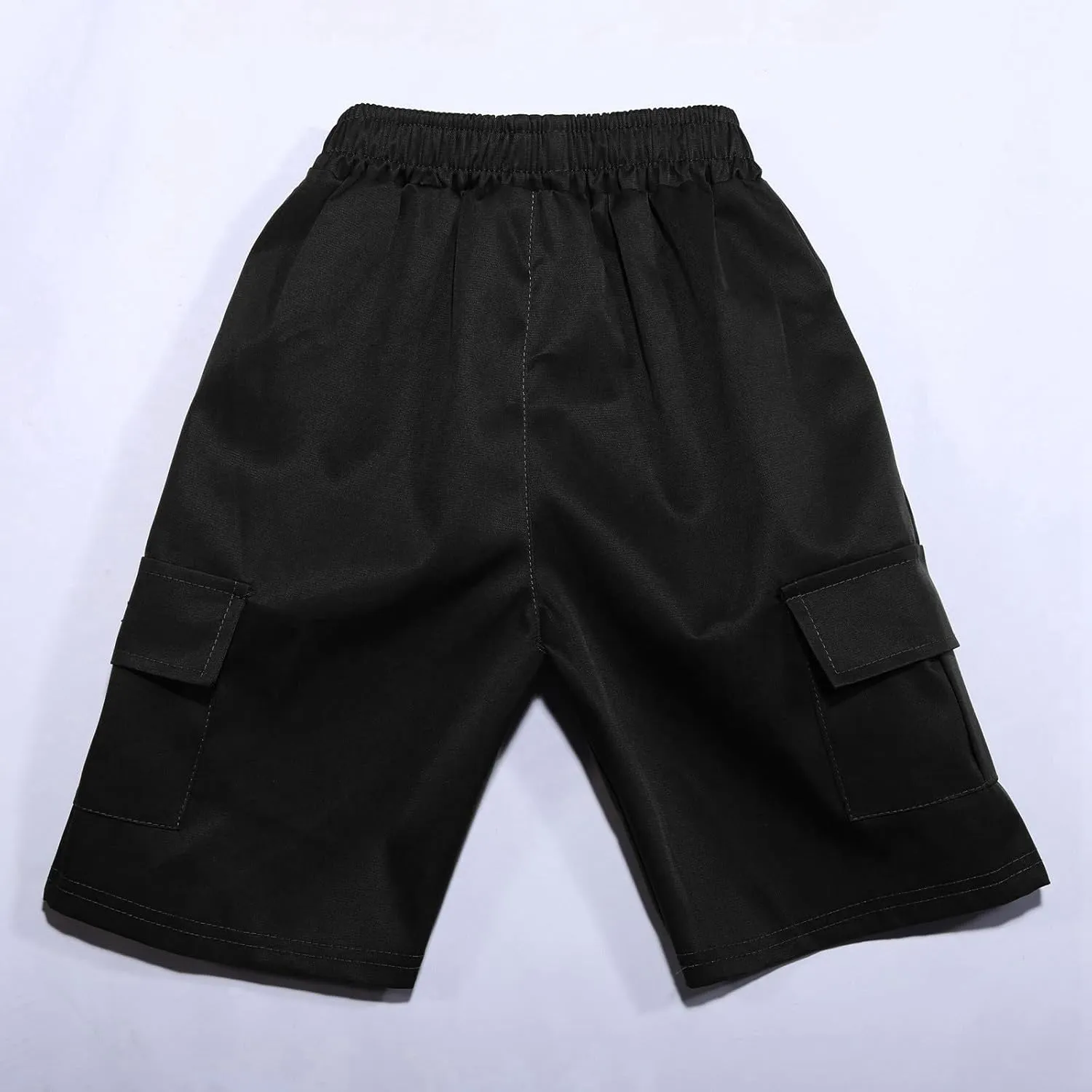 Boys Cargo Shorts Quick Dry Lightweight Straight Leg Pull-On Hiking Shorts for Sports Outdoor with Pockets
