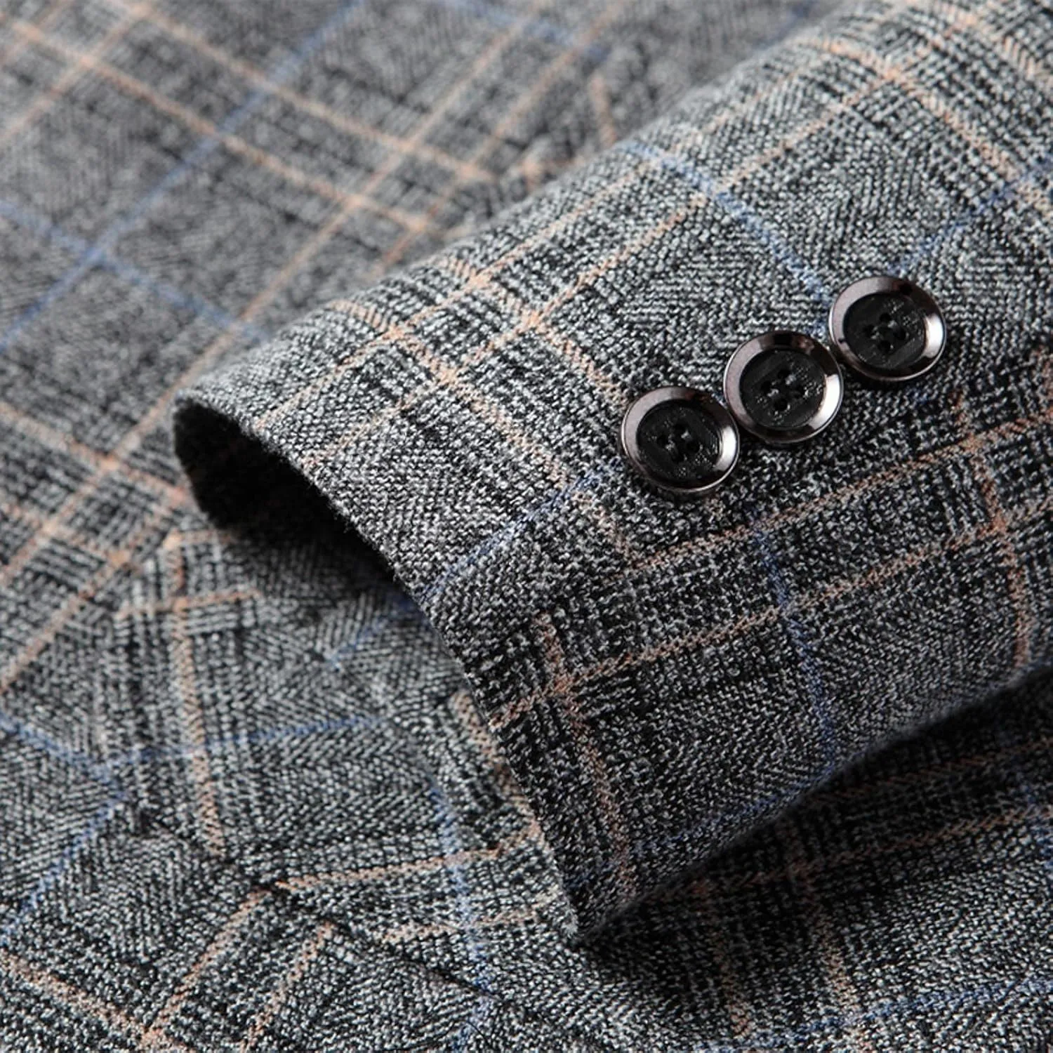 Casual Blazer for Men, Slim Fit Suit Jackets, Classic Two Button Lightweight Round Hem Pocket Sport Coat Outfits