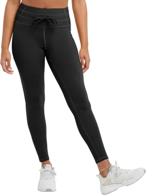 Champion Women's Soft Touch Moisture Wicking Drawcord 25" Leggings