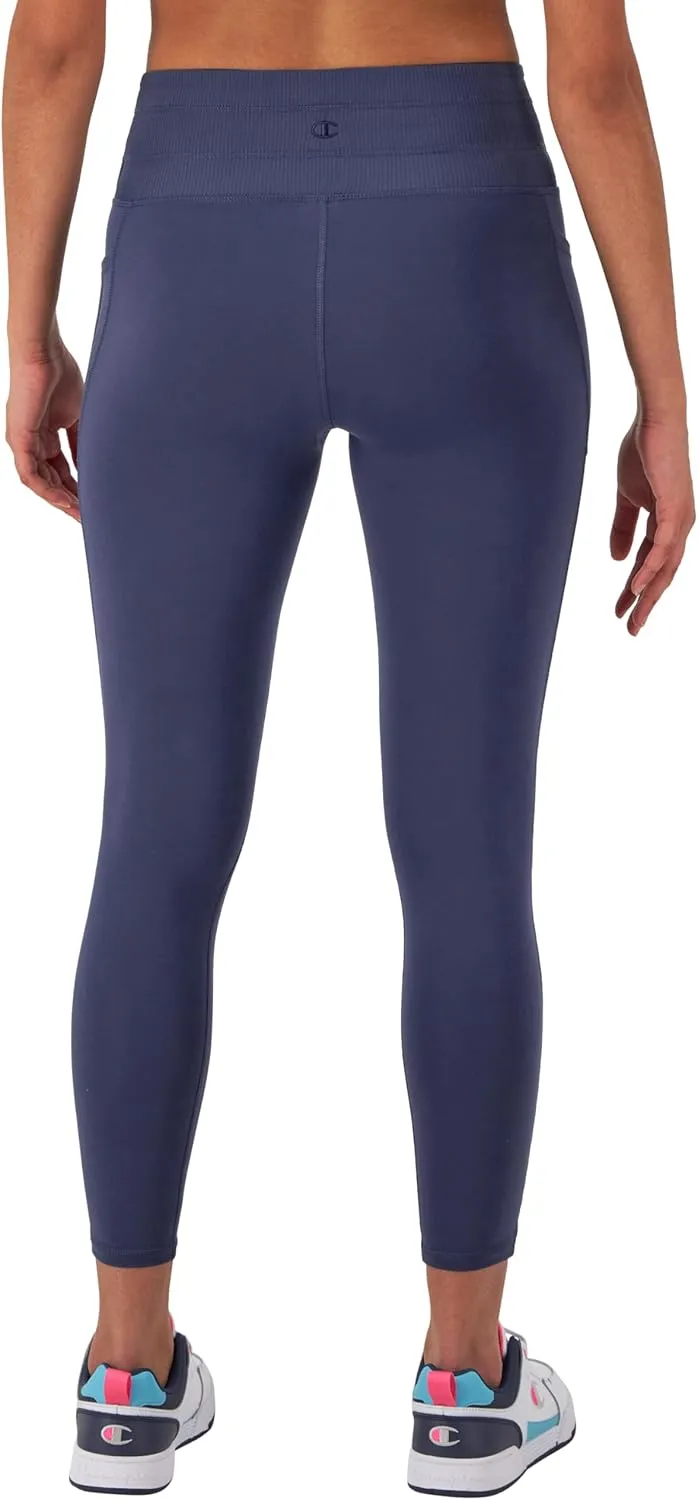 Champion Women's Soft Touch Moisture Wicking Drawcord 25" Leggings
