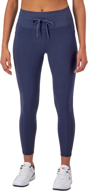 Champion Women's Soft Touch Moisture Wicking Drawcord 25" Leggings