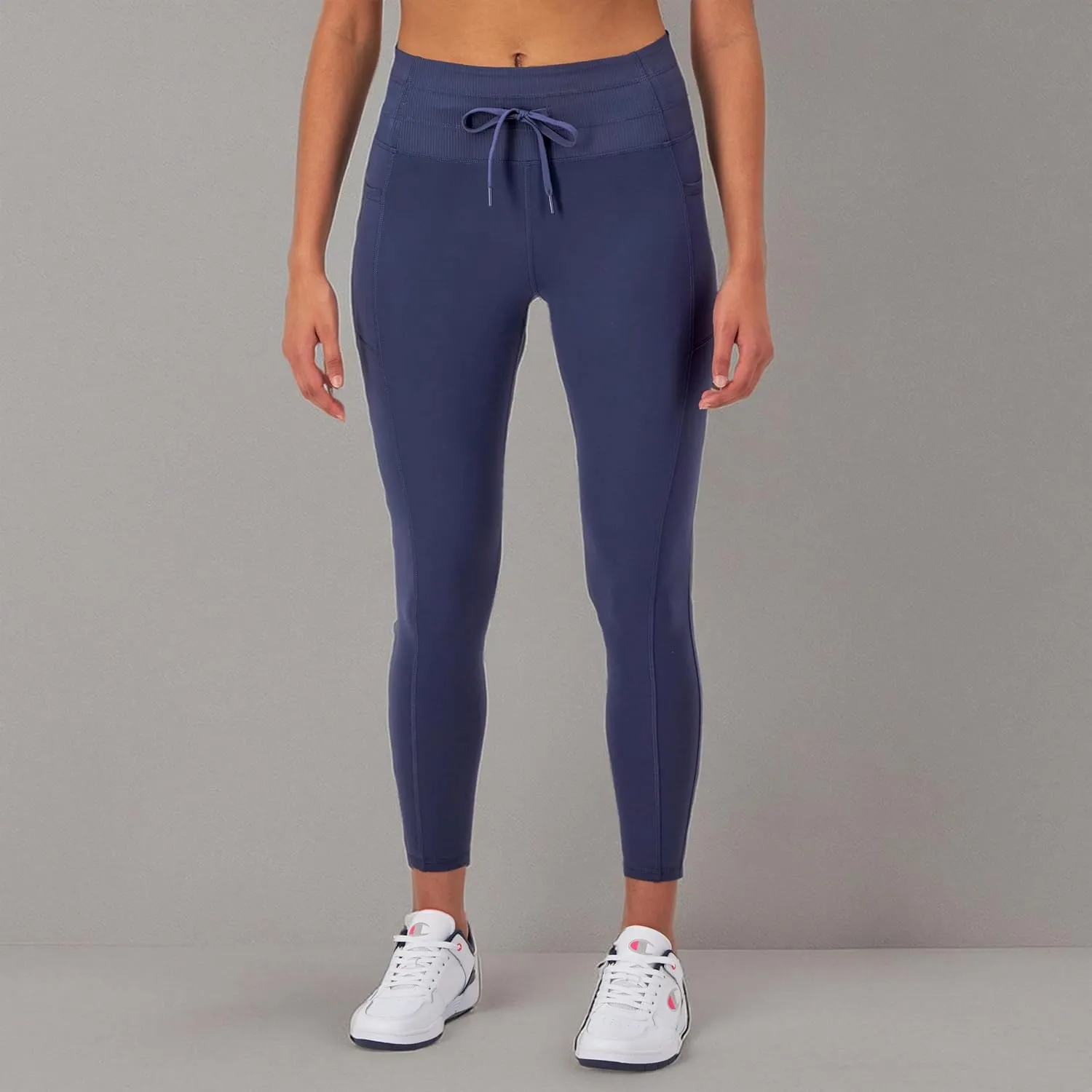 Champion Women's Soft Touch Moisture Wicking Drawcord 25" Leggings