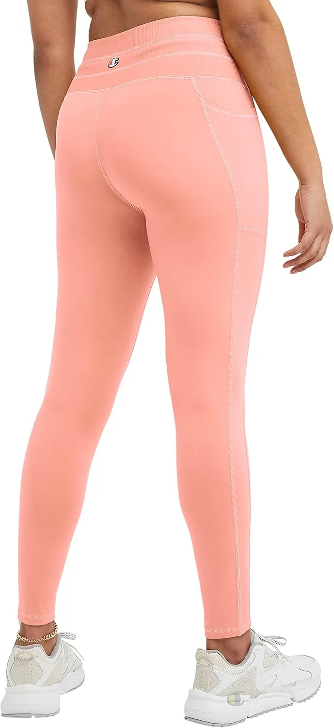 Champion Women's Soft Touch Moisture Wicking Drawcord 25" Leggings