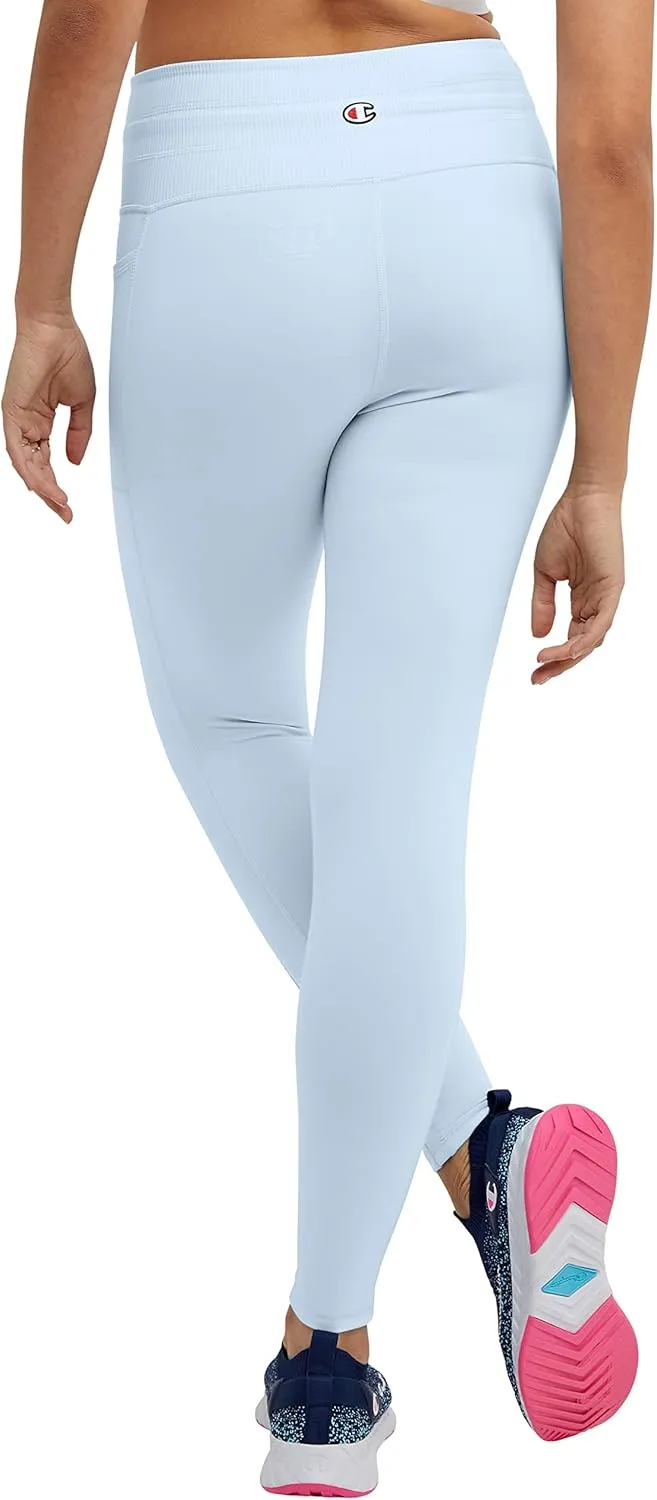 Champion Women's Soft Touch Moisture Wicking Drawcord 25" Leggings