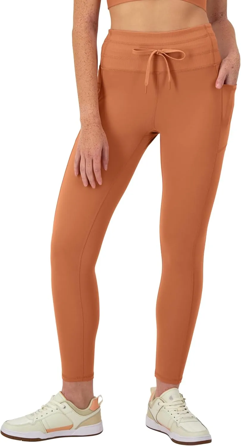 Champion Women's Soft Touch Moisture Wicking Drawcord 25" Leggings