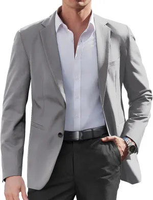 COOFANDY Mens Casual Sport Coat Slim Fit Lightweight Blazers Jacket Two Button Business Suit Jackets