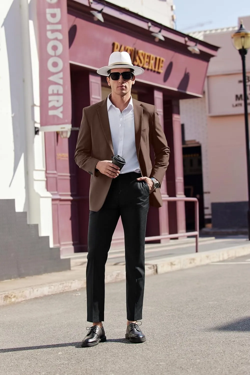 COOFANDY Mens Casual Sport Coat Slim Fit Lightweight Blazers Jacket Two Button Business Suit Jackets