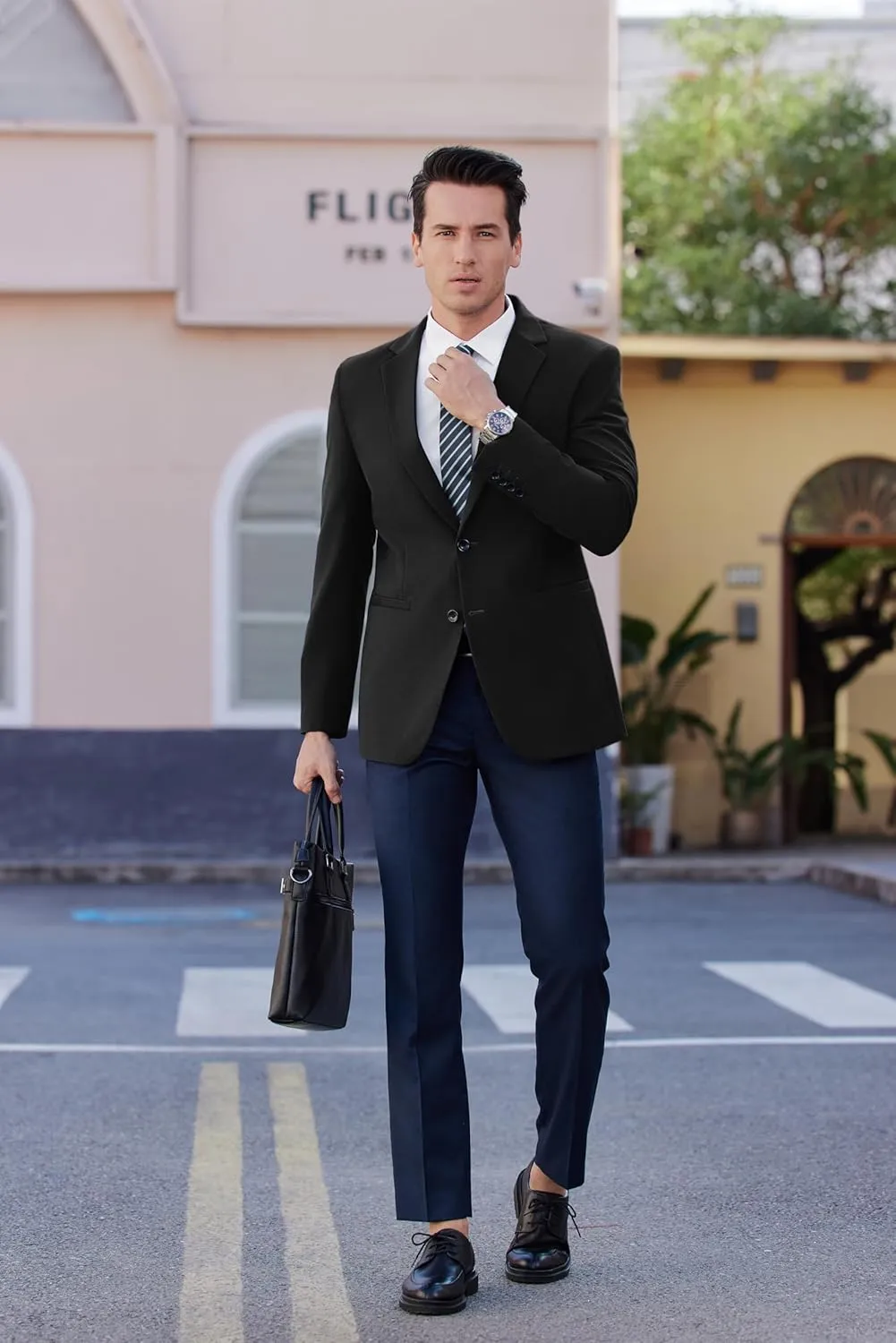 COOFANDY Mens Casual Sport Coat Slim Fit Lightweight Blazers Jacket Two Button Business Suit Jackets