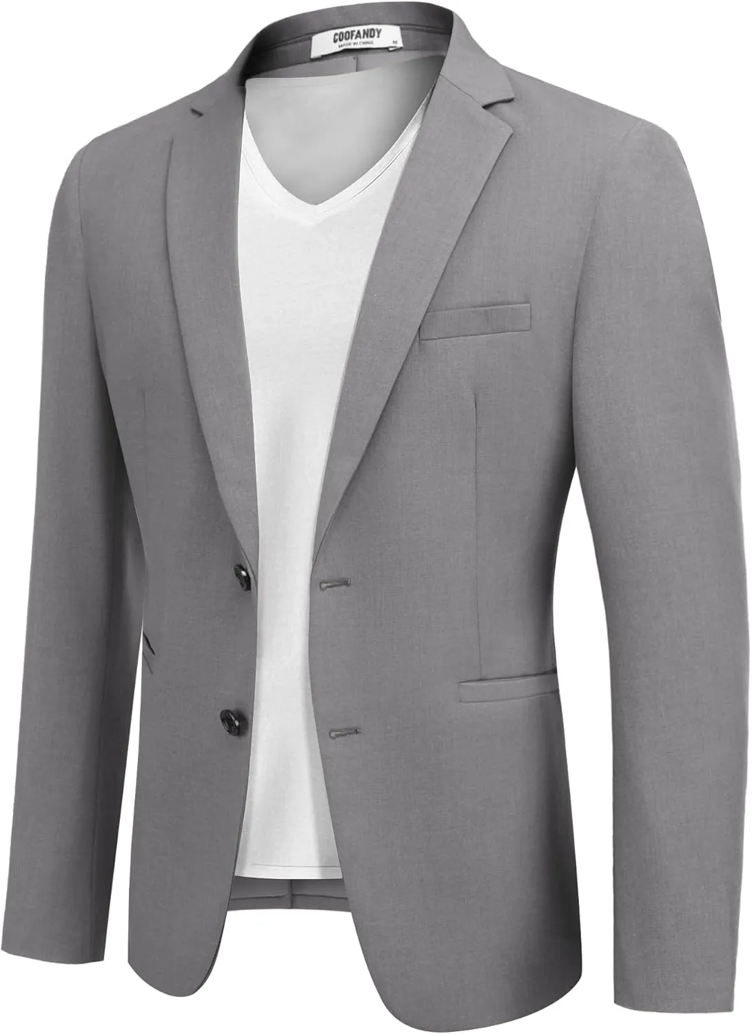COOFANDY Mens Casual Sport Coat Slim Fit Lightweight Blazers Jacket Two Button Business Suit Jackets