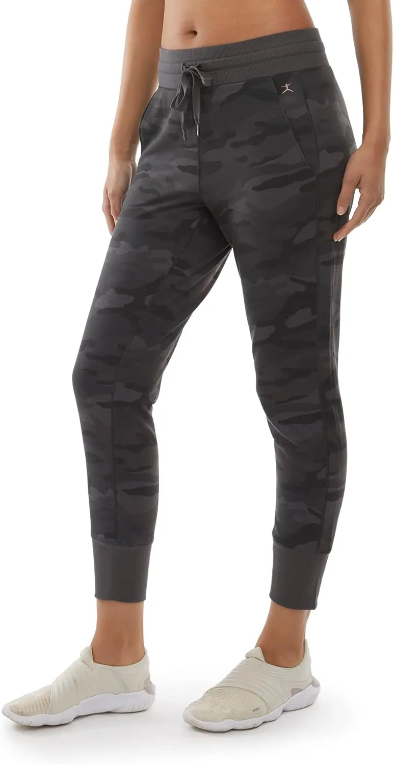 Danskin Women's Camo Printed Soft Touch Jogger