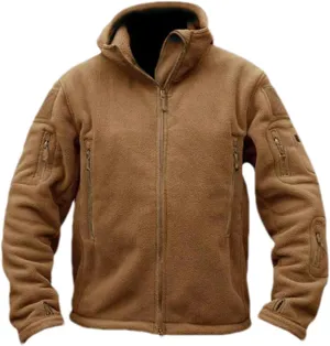 DBFBDTU Mens Winter Hooded Jackets Zipper Pockets Work Jacket Thermal Autumn Outerwear Outdoor Warm Coat