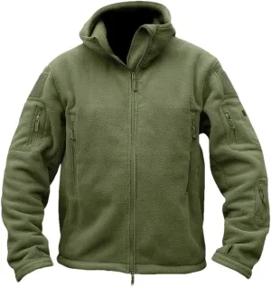 DBFBDTU Mens Winter Hooded Jackets Zipper Pockets Work Jacket Thermal Autumn Outerwear Outdoor Warm Coat