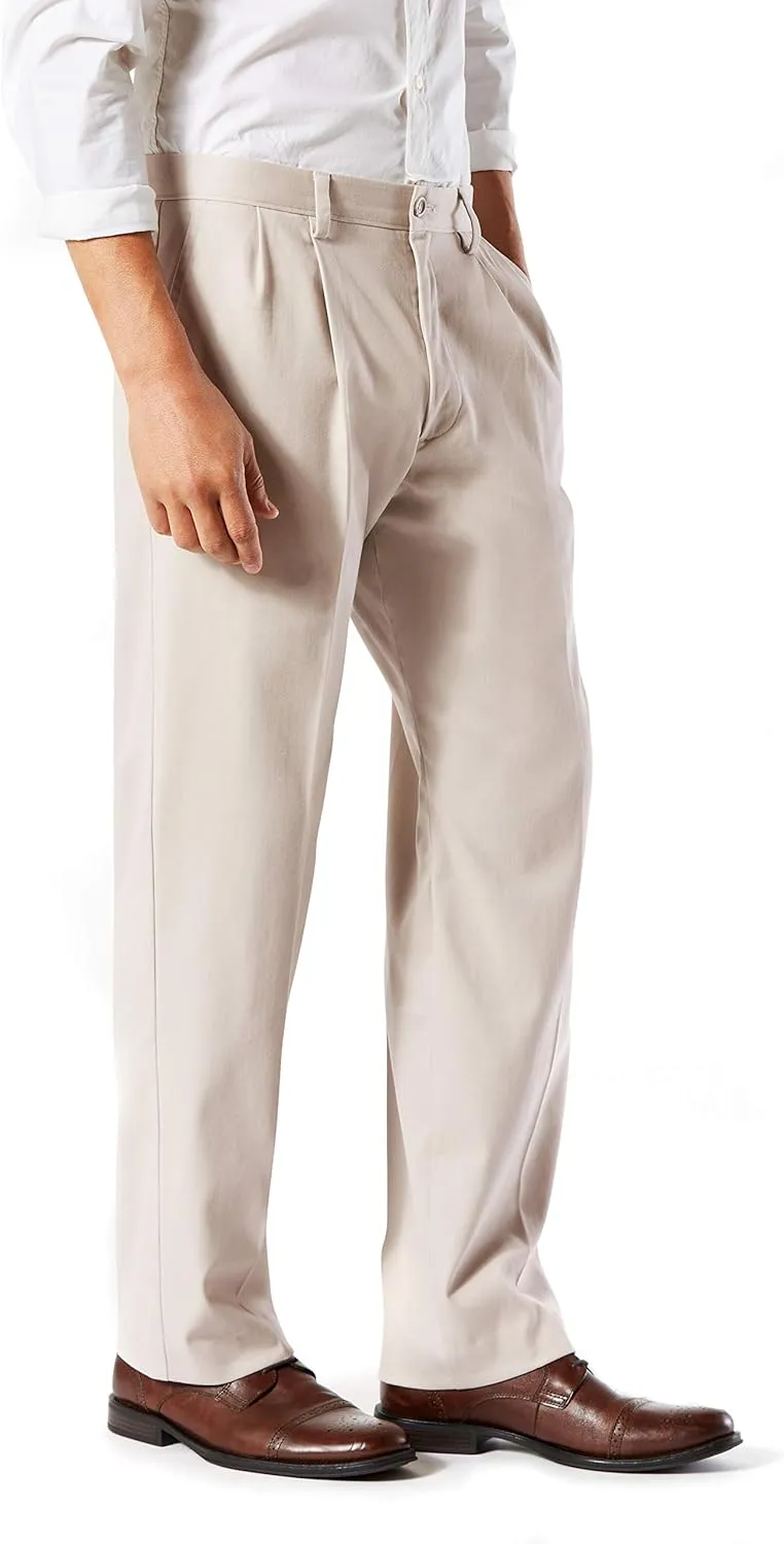 Dockers Men's Classic Fit Easy Khaki Pants - Pleated (Standard and Big & Tall)