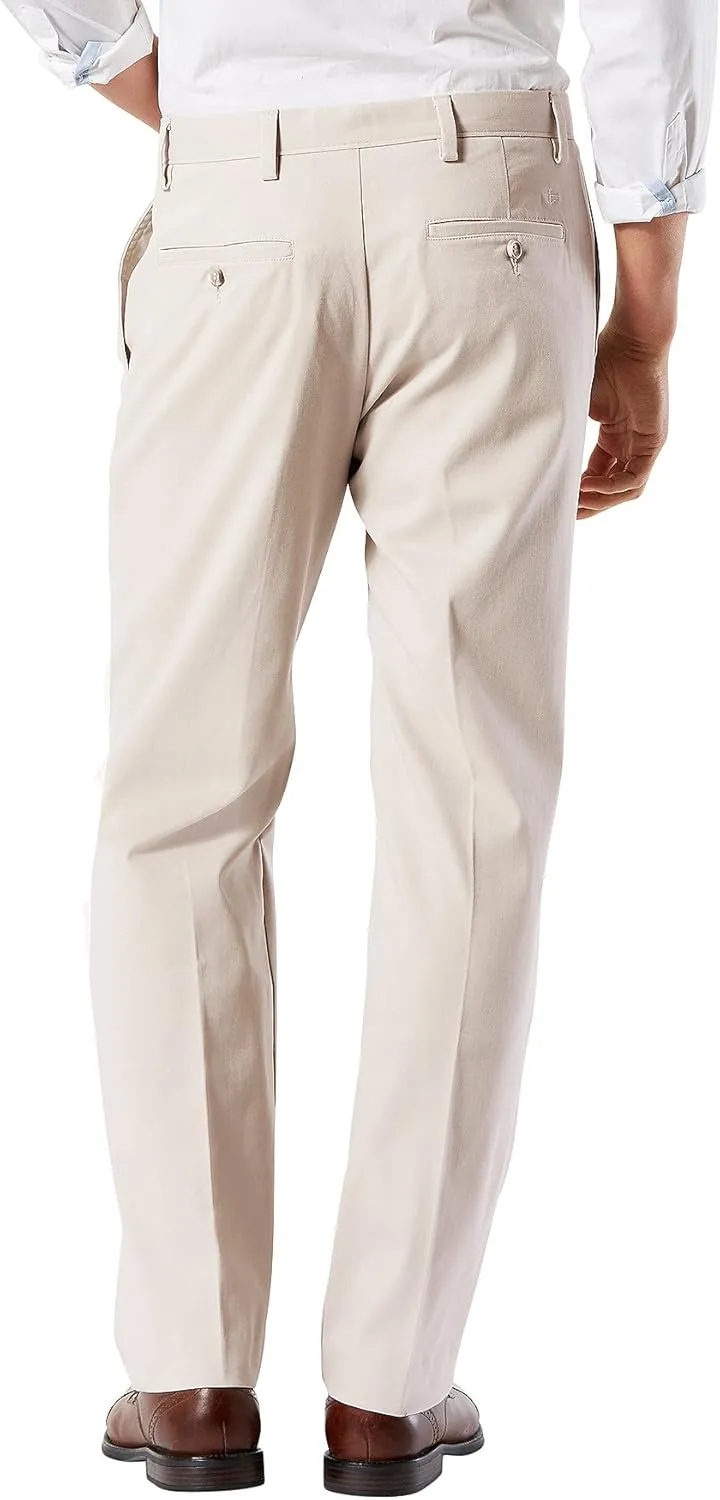 Dockers mens Easy Khaki D3 Classic Fit Pleated Pants