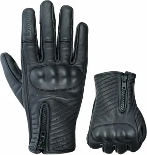 Full Finger Leather Motorcycle Gloves for Men & Women Touch Screen Gloves Premium Street Motorcycle Durable Protective Cruiser Biker Gel Leather Motorbike Gloves
