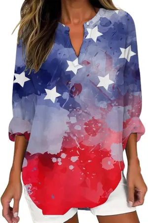GIERIDUC Women's Long Sleeve Oversized T Shirts Side Slit Loose Casual V Neck Tunic Tops Roll-up Sleeve Soft Tshirts Blouse