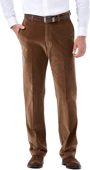 Haggar Mens Classic Fit Stretch Corduroy Pant