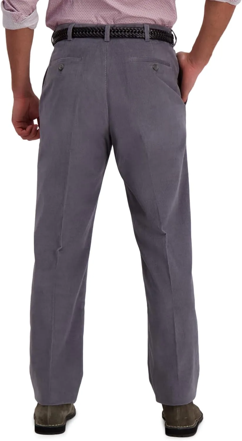 Haggar Mens Classic Fit Stretch Corduroy Pant