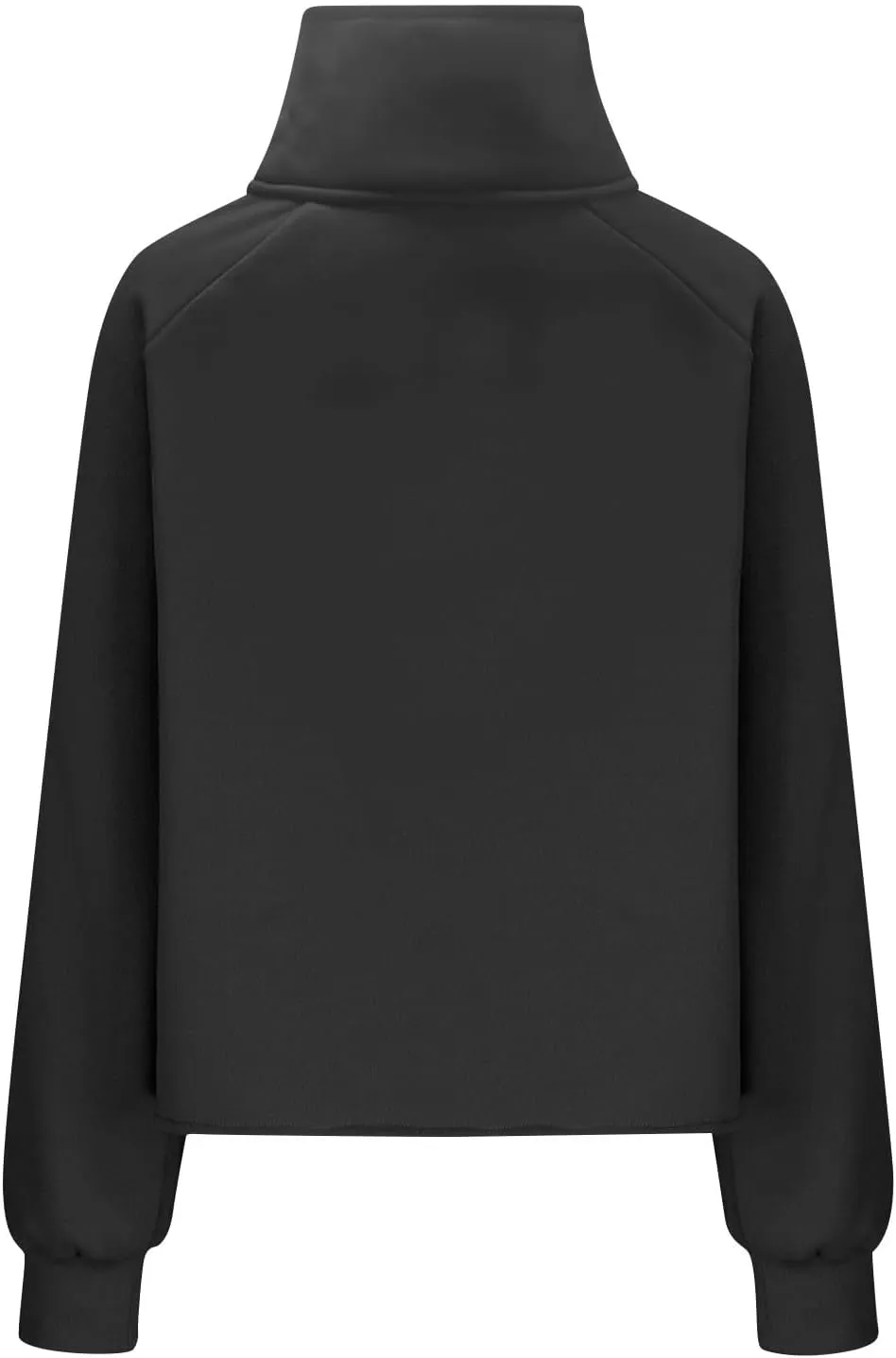 Half Zip Sweatshirts for Women Cropped Fleece Pullover Tops Thumb Hole Long Sleeve Hoodies Winter Clothes Sweaters
