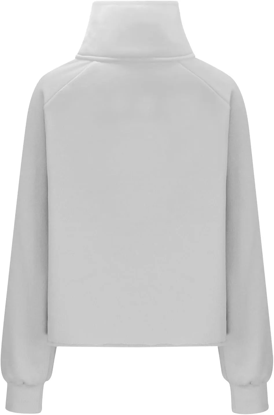 Half Zip Sweatshirts for Women Cropped Fleece Pullover Tops Thumb Hole Long Sleeve Hoodies Winter Clothes Sweaters