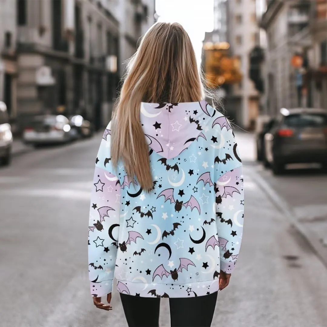 Halloween Sweatshirt for Women Graphic Hoodies 2024 Hooded Sweatshirt for Women Oversized Pullover Hoodies