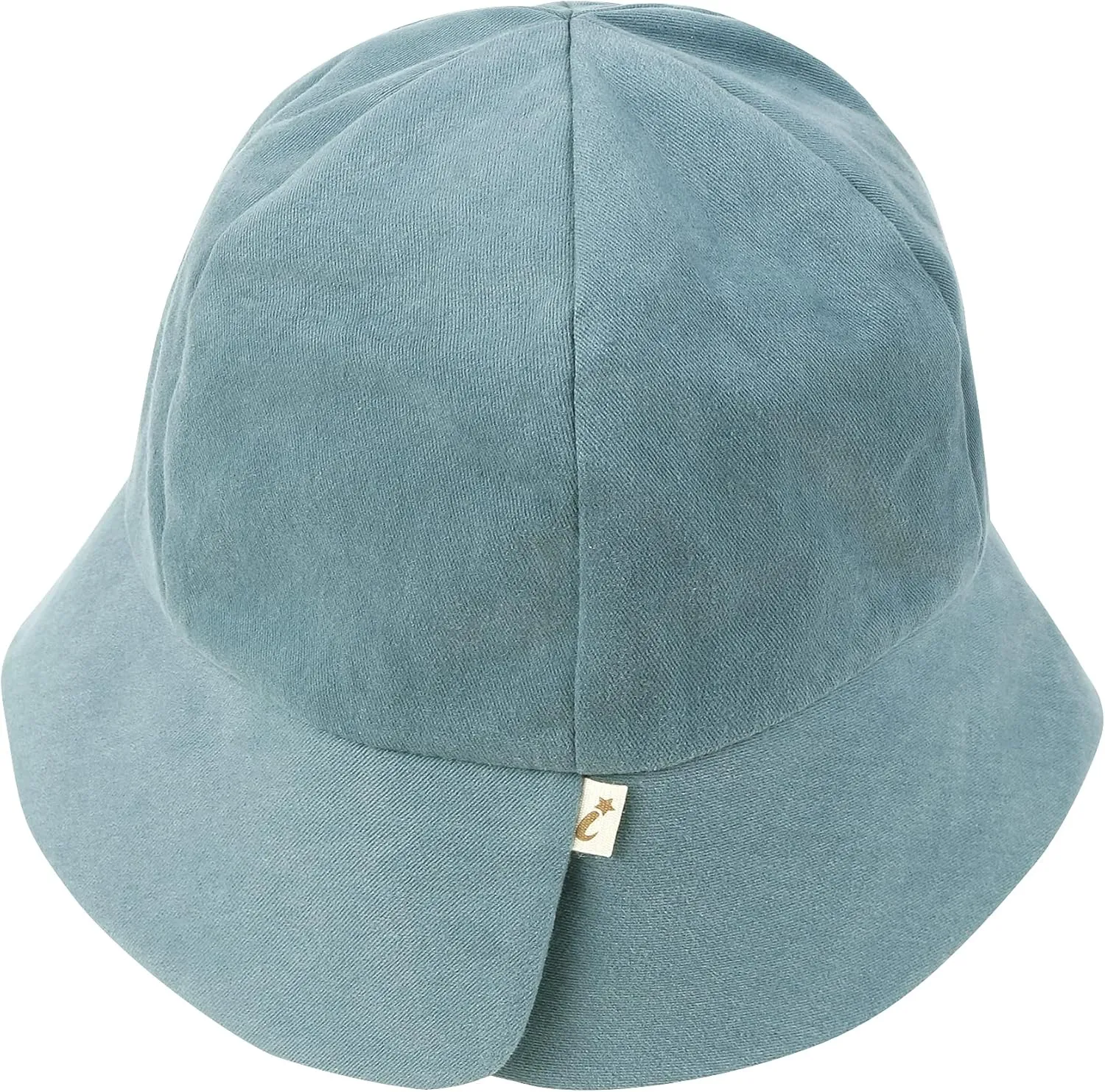 ililily Tencel Lyocell Lining Round Crown Sun Hat Soft Touch Cotton Bucket Hat
