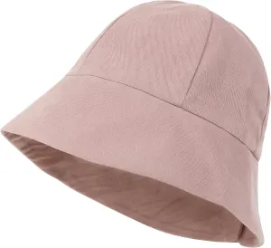 ililily Tencel Lyocell Lining Round Crown Sun Hat Soft Touch Cotton Bucket Hat