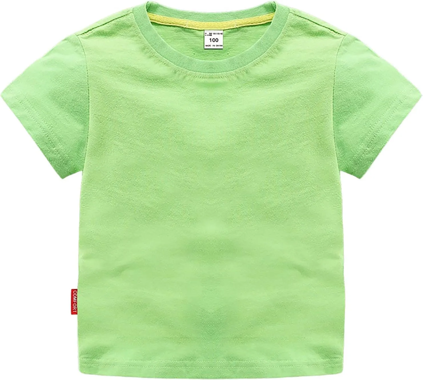 Kids Boys Girls Baseball T Shirt Toddler Baby Solid Color Tee Tops Short Sleeve Basic Blouse Casual Shirt Tops