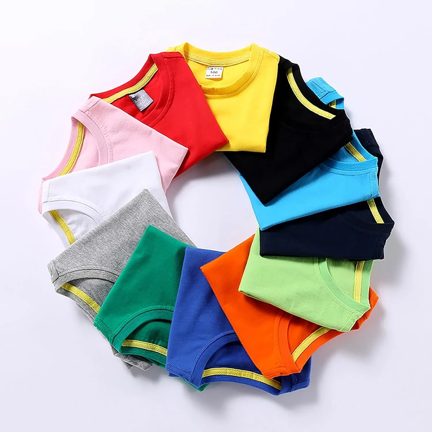 Kids Boys Girls Baseball T Shirt Toddler Baby Solid Color Tee Tops Short Sleeve Basic Blouse Casual Shirt Tops