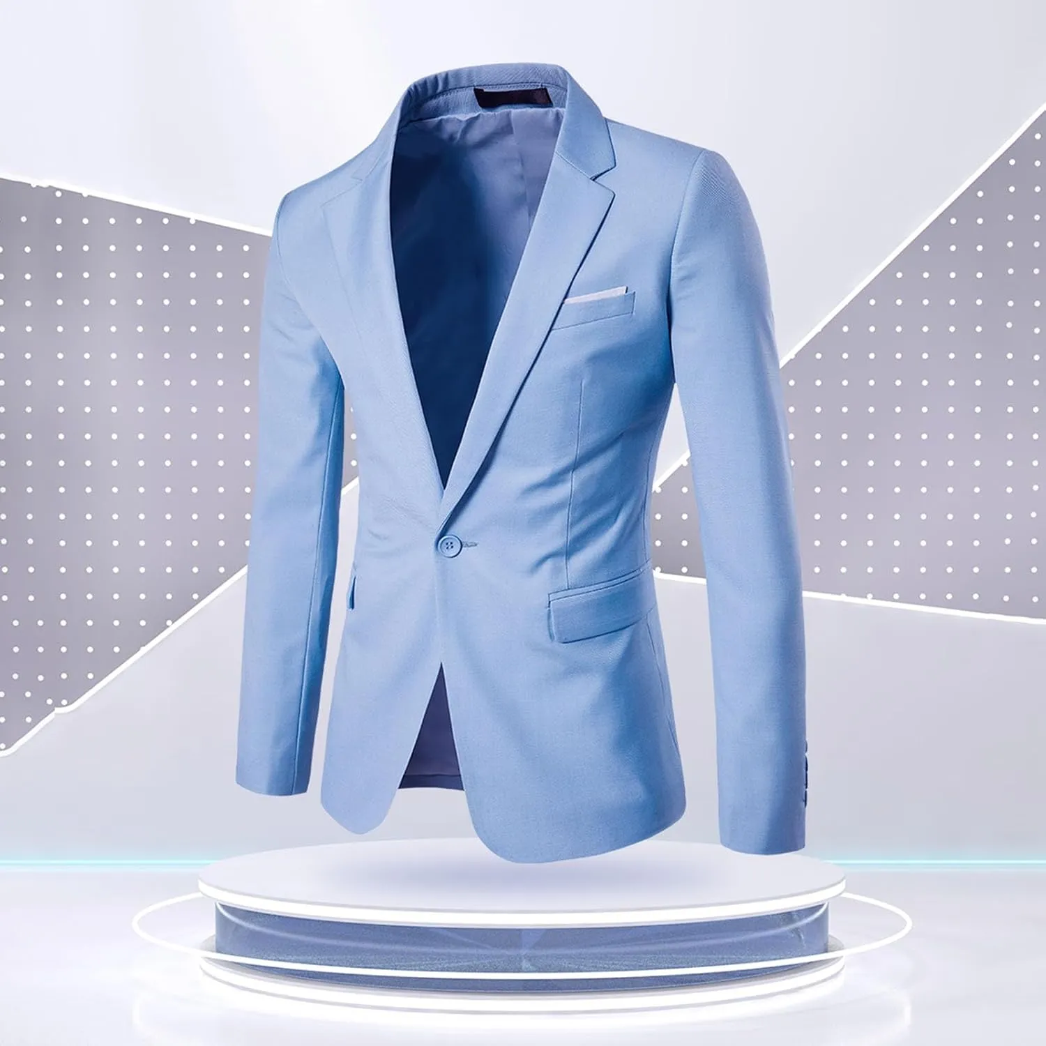 LCMTWX Sport Coat 2024 Slim Fit One Button Suit Coat Jacket Tops Men Fashion Men Blazer Men'S Blazer Sports Jackets For