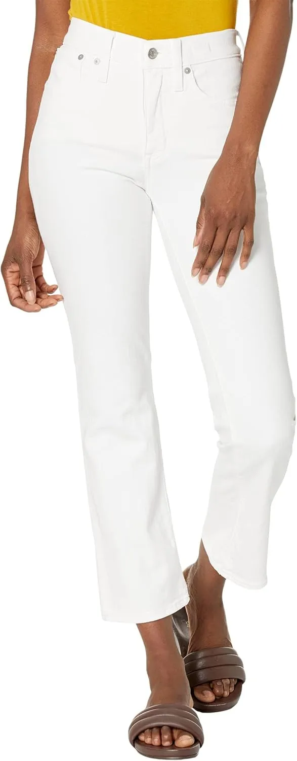 Madewell Kick Out Crop Jeans in Brinton Wash: Raw-Hem Edition