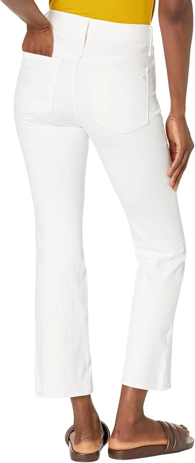 Madewell Kick Out Crop Jeans in Brinton Wash: Raw-Hem Edition