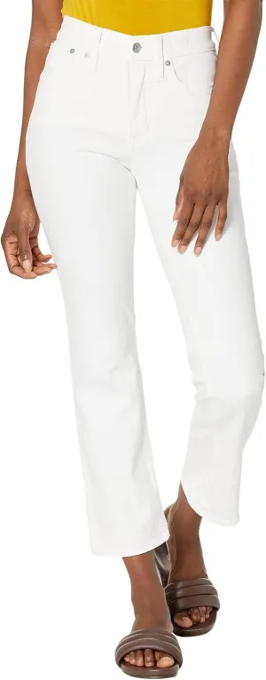 Madewell Kick Out Crop Jeans in Brinton Wash: Raw-Hem Edition