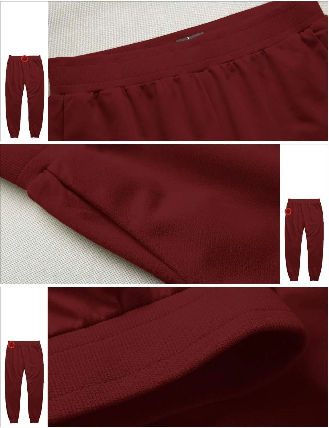 Match Mens Elastic Waist Jogger Sweatpants Casual Pants #5054