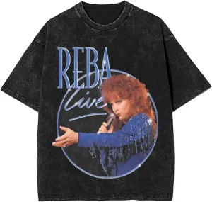 Men Vintage Oversized Drop Shoulder Funny T Shirts Loose Wash Solid Tee Top