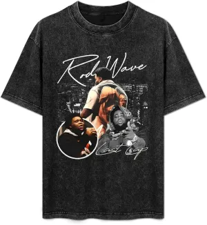 Men Women Vintage Oversized Drop Shoulder Short Sleeve Casual T-Shirts Tops Tee