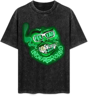 Men Women Vintage Oversized Drop Shoulder Short Sleeve Novelty T-Shirts Top Tee