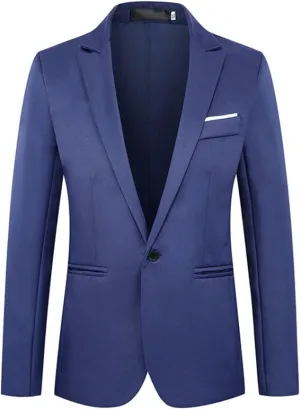 Mens Autumn And Winter Slim Retro Daily Plaid Buckle Pocket Suit Coat Sweat Pants Suits Men
