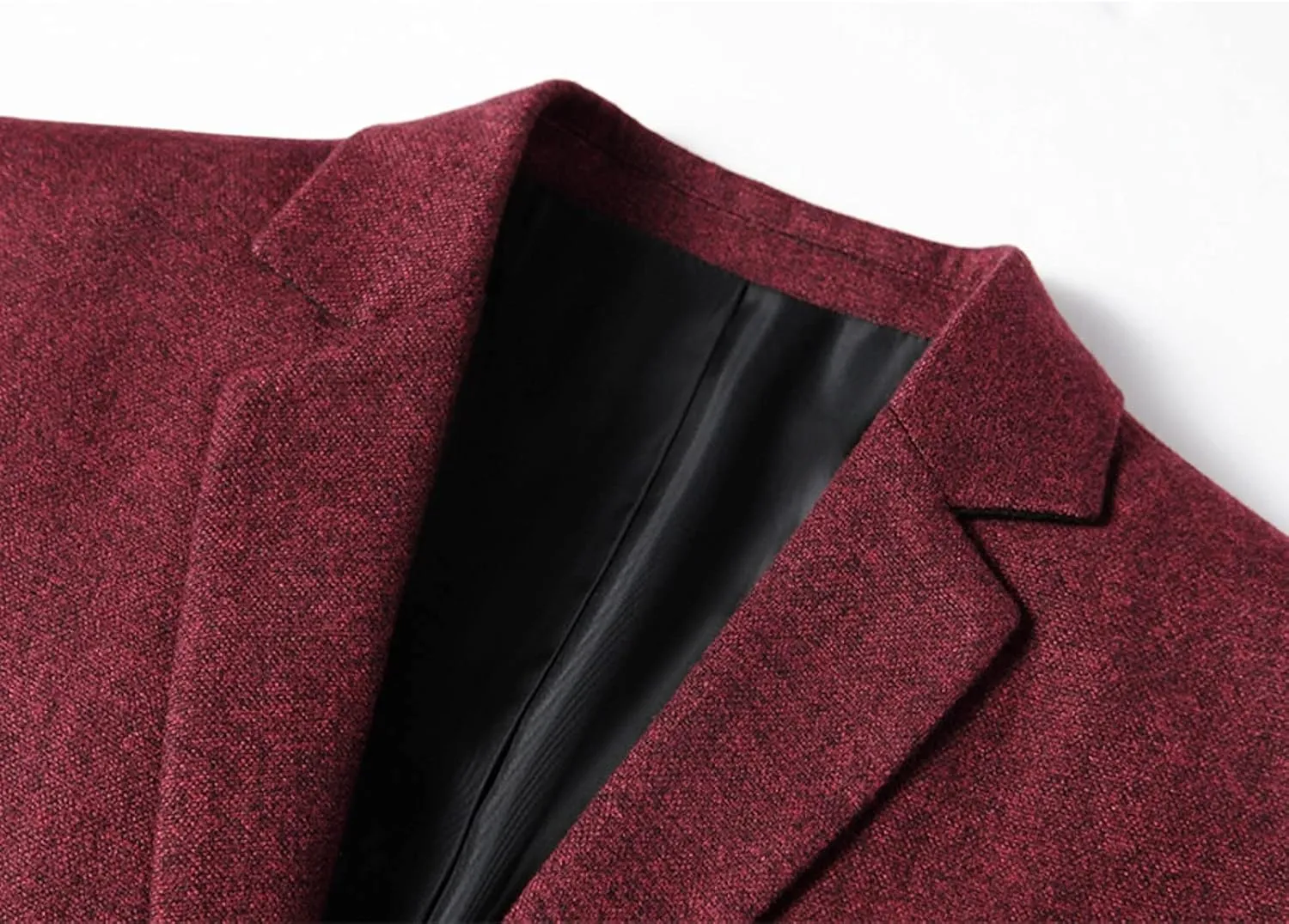 Mens Blazer Jacket, Mens Casual Lightweight Blazer Jacket Slim Fit Stretch Party Wedding Business Two Button Knit Sport Coats