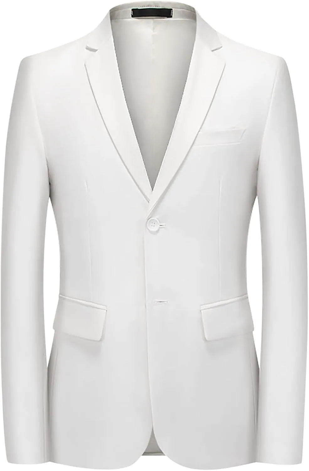 Men's Casual Blazer Notched Lapel Suit Jackets Classic Two Button Lightweight Business Sport Coat for Wedding Party