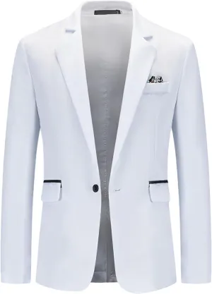 Men's Casual Knit blazer Suit Tuxedo Acket Business Suits Wedding Party Homecoming Suits For Men black suit jacket