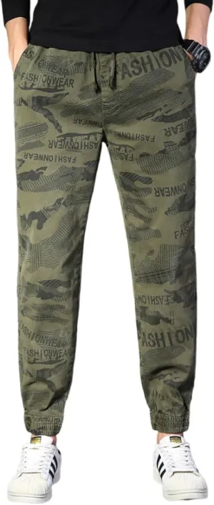 Mens Casual Pants Drawstring Elastic Waist Summer Beach Yoga Trousers Chino Pants